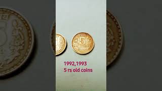 5 rs old coins coin antique antiquecoins viral oldcoins shortvideo shortsfeed shorts short [upl. by Josias]