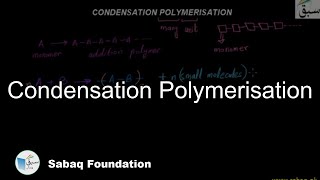 Condensation Polymerisation Chemistry Lecture  Sabaqpk [upl. by Elinad616]