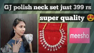 gj polish neck set just 399 rs🥰 [upl. by Yelik]