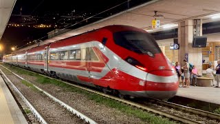 FRECCIAROSSA 1000 in stazione a Trento [upl. by Akemak]