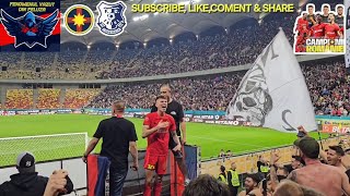 Octavian Popescu da tonul din Peluza Nord si restul jucatoriilor i se alatura la STEAUA 21 FARU [upl. by Ralaigh]