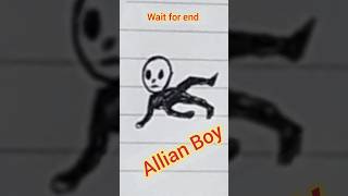 Creative  How to draw  alien is floating with his hand  is very easy alian art drawing [upl. by Aileme]