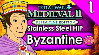 RISE OF BYZANTINE ROME Medieval 2 Total War Stainless Steel HIP Byzantine Campaign Gameplay 1 [upl. by Paolina143]