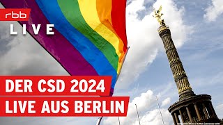 CSD Berlin 2024 Live von der Demo  Christopher Street Day [upl. by Aderb]