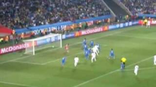 Worldcup 2010 Slovakia vs Italy 32 Full Highlights [upl. by Uyr92]