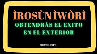 ÌROSÙN ÌWÒRÌ OBTIENES EL EXITO EN EL EXTERIOR [upl. by Enylodnewg]