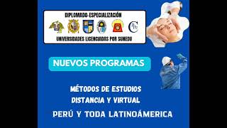 Nuevos programas diplomado y especialización [upl. by Thetis]