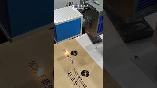 Fast Speed RF Co2 Laser Marking Machine for wood lasermarking co2laser laser cnc machine [upl. by Assirralc]