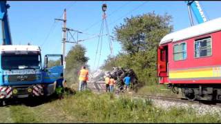 Bergung eines ÖBB Güterwagen [upl. by Orren170]