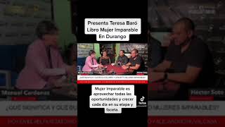 📌Atentos hoy la conferencia Imparables Teresa Baró en Durango 6pm CCB sala Rosaura Revueltas [upl. by Hiram]