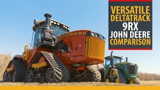 Versatile DeltaTrack  John Deere 9RX comparison [upl. by Legyn]