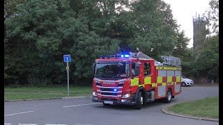 Cambridgeshire Fire amp Rescue Service Stanground ERP72reg Scania Turnout August 2023 [upl. by Urbani]