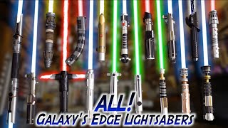 ALL 36 Galaxys Edge Legacy Lightsabers Reviewed 2023 [upl. by Idola]