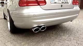 MEC Design W208 CLK430 Exhaust  Sound Version Earthquake [upl. by Gerhardt]