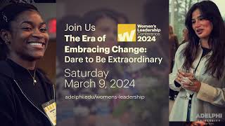 2024 Adelphi Womens Leadership Conference Promo [upl. by Erme]