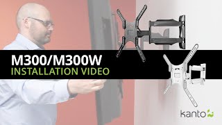 M300 TV Mount Installation Guide  Kanto Mounts [upl. by Naujid]