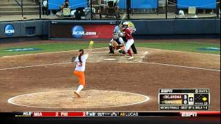 Softball National Championship Game 2 Lady Vols vs Oklahoma Highlights [upl. by Asinet]