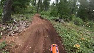 2023 KTM 450SXF FE set up for the woods Riding trail 104  Huckleberry Flats OHV [upl. by Lehteb709]