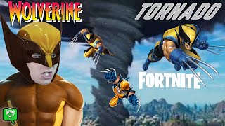 Wolverine Tornado in Fortnite on HobbyGaming [upl. by Lunna]