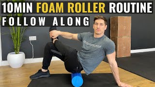 10 minute Full Body Foam Roller Routine I FOLLOW ALONG [upl. by Hajan]