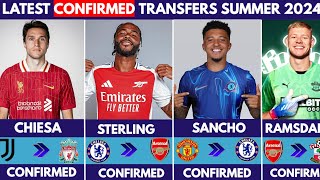 CONFIRMED TRANSFER NEWS DEADLINE DAY SUMMER 2024💥 STERLING TO ARSENAL✔️ SANCHO TO CHELSEA [upl. by Ettennod]