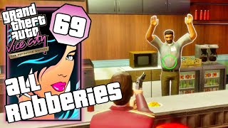 GTA Vice City The Definite Edition  All Robbery Locations  Knock off Stores Walkthrough Part 69 [upl. by Shadow]