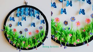 One of My Favorite Wall Hanging😍  Paper Craft  DIY Wall Decor [upl. by Ecyob]