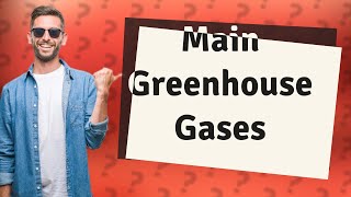 What are the 8 main greenhouse gases [upl. by Fabozzi]