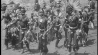 1930s Home Movie of African Tribal Dances [upl. by Aneeram]