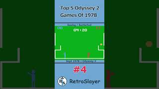 Top 5 Odyssey 2 Games Of 1978 Quick Play By RetroSlayer bestgames retrogaming odyssey2 [upl. by Aman]