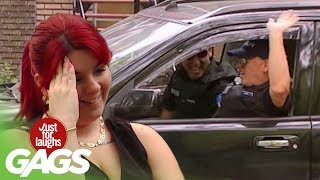 Policemen DRIVE AWAY with Owners Car Cashier Tied Up Doppelganger Prank [upl. by Sherburn]