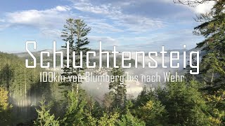 WANDERN  5 Tage SCHLUCHTENSTEIG im Schwarzwald [upl. by Renwick816]