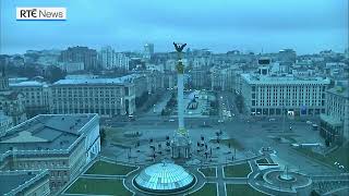 Air raid sirens go off in Ukraine capital [upl. by Occer466]