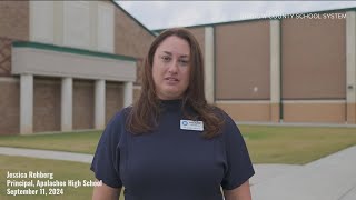 Principal of Apalachee High School shares public statement for first time since tragedy [upl. by Nnylhtak482]