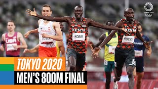 Mens 800m final 🏃‍♂️  Tokyo Replays [upl. by Magdalen553]