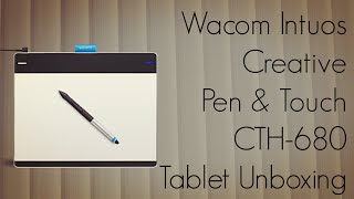 Wacom Intuos Creative Pen amp Touch CTH680 Tablet Unboxing  PhoneRadar [upl. by Sargent]