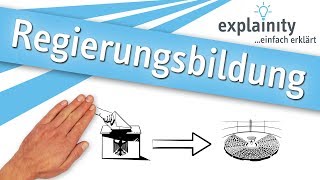 Regierungsbildung einfach erklärt explainity® Erklärvideo [upl. by Eneli]