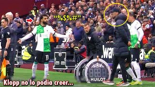 ASI fue la TREMENDA BRONCA entre SALAH Y KLOPP [upl. by Xam]