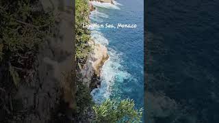 모나코 시티공원 절벽해안 Ligurian Sea Monaco [upl. by Attey]