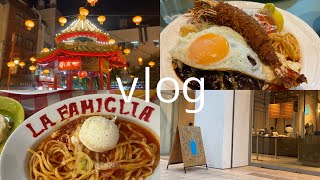 【神戸vlog】1泊2日の神戸グルメ旅洋食クアトロSNSで人気のパスタ屋さん満園メゾン・ルルーブルーボトル [upl. by Eulalia]