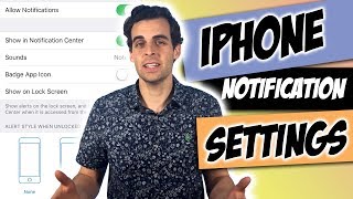 How to Change iPhone Notification Settings [upl. by Brader457]