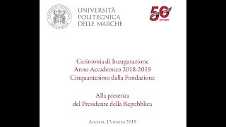 Inaugurazione 50esimo anno accademico [upl. by Yehudi]