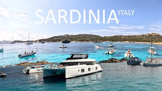 Travel Tour Boat Trip amp Walking Street Sardinia Italy  4K [upl. by Liddie380]