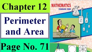 Perimeter and Area 4th Standard Page No71 [upl. by Sairu]