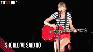 Taylor Swift  Shouldve Said No Live on the Red Tour [upl. by Vanhomrigh]