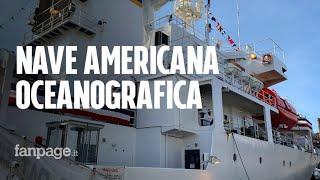 Approda a Napoli la nave oceanografica della Marina Militare Americana [upl. by Hun]