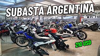 100 MOTOS SUBASTADAS al MES en ARGENTINA 2024 motovlog [upl. by Hnahc]