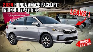 2024 Honda Amaza Facelift New Model Launch Ready 💥 Honda Amaze Facelift Price amp Launch Date [upl. by Barina]