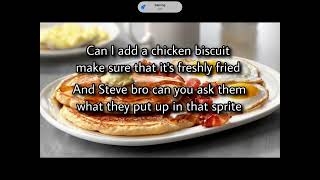 BREAKFAST ON MY MIND LYRICS MCDONALDS RAP [upl. by Eudocia607]