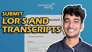 How to submit Letters of recommendation and Transcripts in Common app [upl. by Wilterdink]